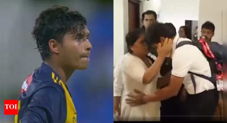 DUNUN WELLALAGE will again join Sri Lanka after his father’s demise; Emotional farewell to the family goes viral – watch | Cricket news – The Tech Word News