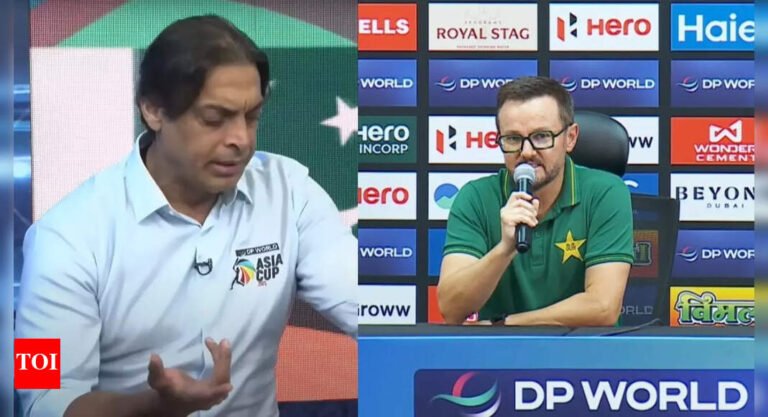 “I am a scam”: Shoaib Akhtar brutally attacks coach Pakistan, calls his coaching “nonsensical” | Cricket news – The Tech Word News
