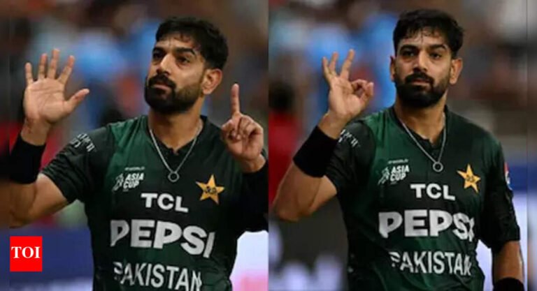 Inde VS then: After Haris Rauf Fahe Ashraf, he also caught a “6-0” gesture for Indian fans – watch | Cricket news – The Tech Word News