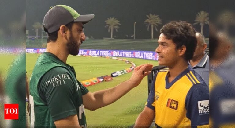 Days after the loss of father, Dunith Wellalage comfort Captain Pakistan during the Asia Cup – Watch | Cricket news – The Tech Word News
