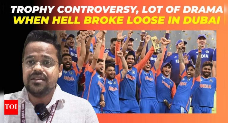 Hourly drama in Dubai after the finals of India vs Pakistan: Internal details of how the chief of PCB Mohsin Naqvi escaped with the Asia Cup trophy after the finals of India vs Pakistan | Cricket news – The Tech Word News
