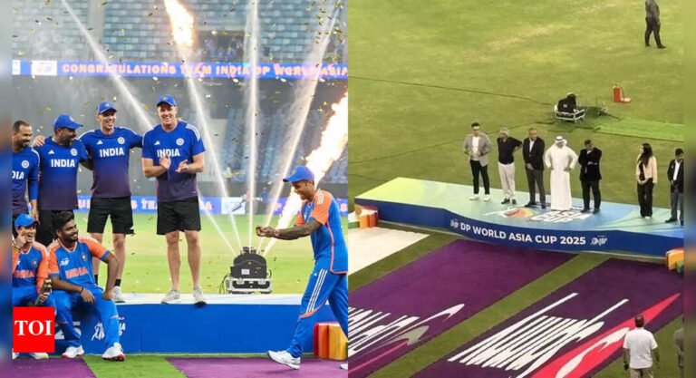 How the presentation of the Asia Cup 2025 trophy has changed to a diplomatic distance Cricket news – The Tech Word News