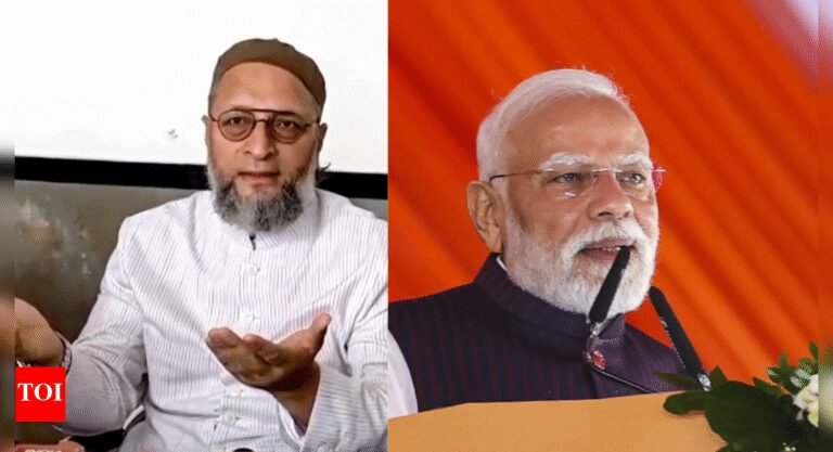 Owaisi accuses PM modi of “offensive armed forces” with a cricket comparison Cricket news – The Tech Word News