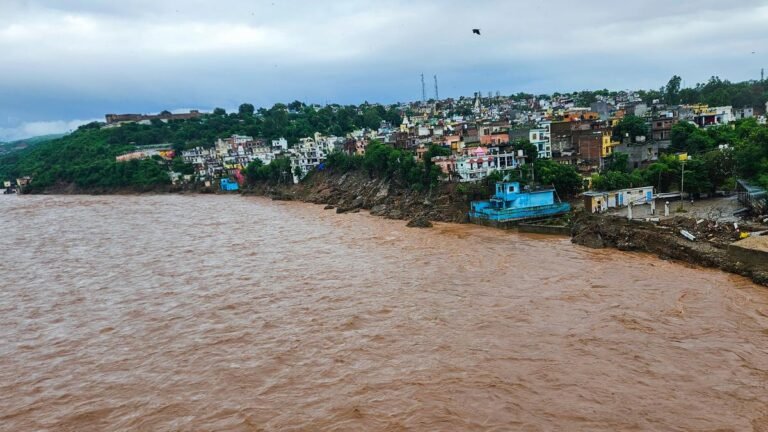 Jammu Rivers again swells after fresh wet magic