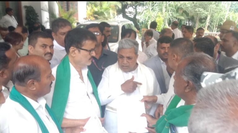 Farmers’ leaders meet Karnataka cm, require SAP for sugar cane and relief to damage crops