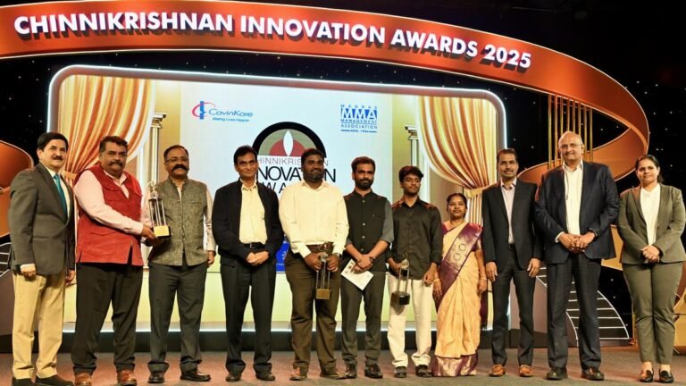 Three innovative businesses honored by Chinnikrishhnan awards