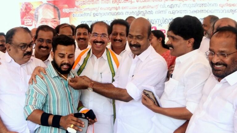 Cong. Protests over police high levels are echoing through Kerala