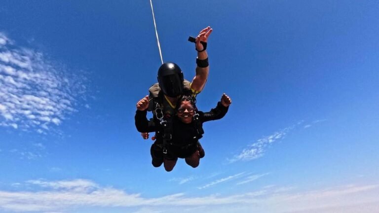 70 and still flying high: idukki female parachuting out of 13,000 feet