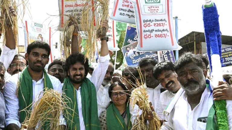YSRCP protests against the government’s “indifferent” attitude to the agricultural community