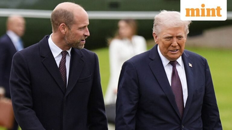 Donald Trump meets Prince William and the photos speak. But how tall is the sweat? | Tech Word News