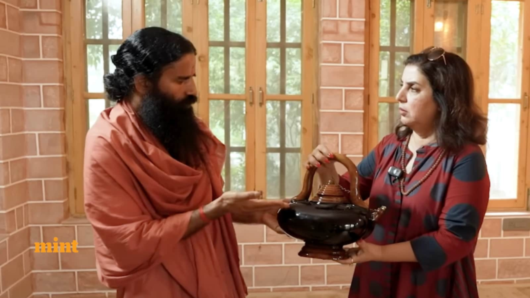 Baba Ramdev shows a kamandal worth 1 lakh when Farah Khan makes fun of his “Jopdi”, “You’re like Salman Khan” | Tech Word News