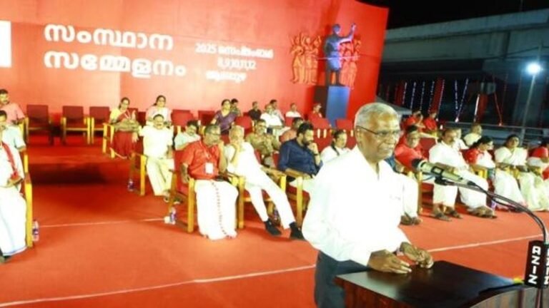RSS-BJP wants to make India a theocratic nation, says D. Raja