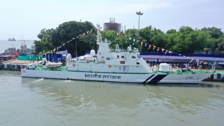 Coast Guard Adamya commissioned in the port of Paradip