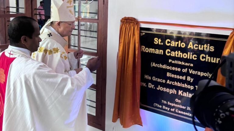 Church dedicated to “Millennial Saint” Carlo Acutis Consect in Kakkanad in Kerala