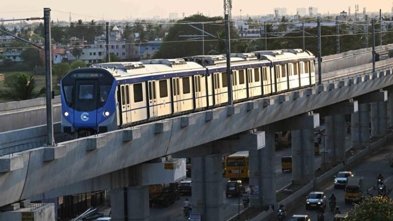 The Tamil Nadu government approves the acquisition of land for the Chennai Metro Rail airport project