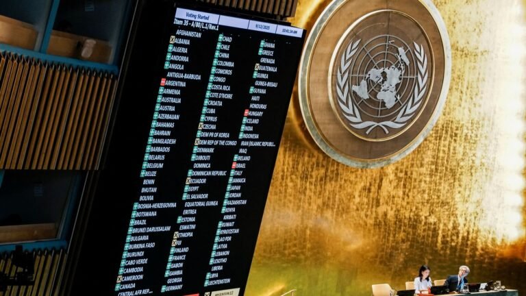 India votes in favor of the “New York Declaration” in the UN, which supports Palestinian statehood Tech Word News