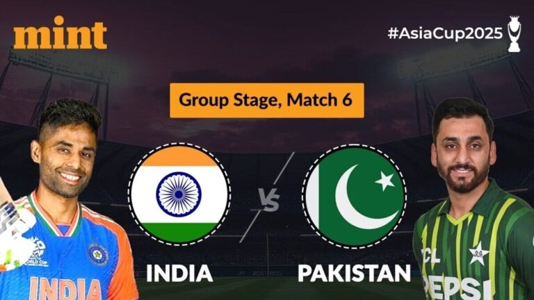 India vs Pakistan Live Cricket Score Ind VS then Live, Asia Cup 2025: Hardik Pandya, Jasprit Bumrah Rock Pakistan at the beginning of Dubai; Then 6/2 | Tech Word News