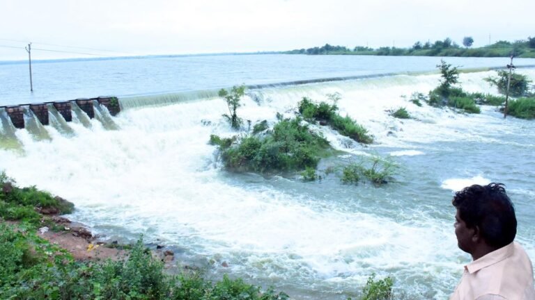 House Peddapur Pump House in Flood Water