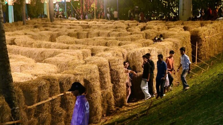 Onam: Kanakakkunnu’s Hay Maze ICS Goohing