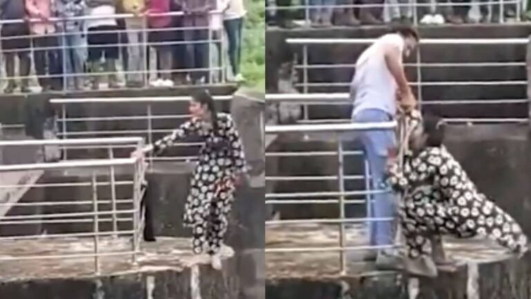 Caught on the camera: Good Samaritan Rescue of Smaller Girls Before jumping to the dam in Rajasthan | Tech Word News