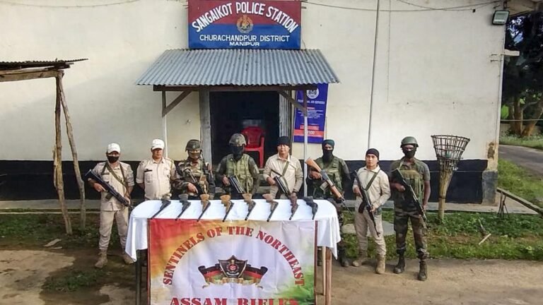 2 detained in manipure above the assault on the convoy of Assam Rifles