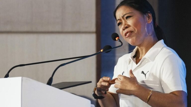Disbits reported at Delhi’s house boxer Mary who was in meghalaya for marathon