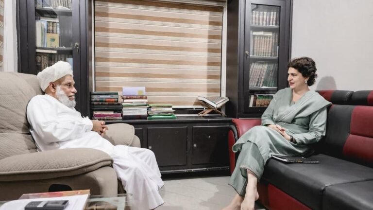 Priyanka meets Jifri Thangal