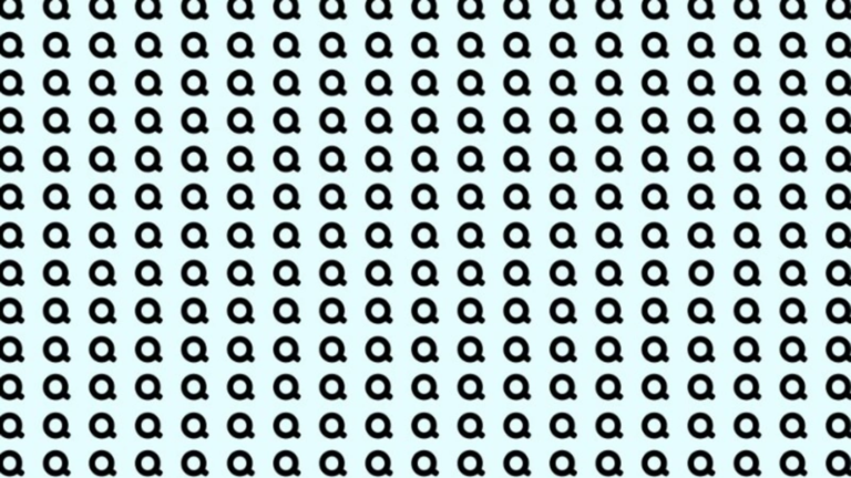 Optical illusion: You are a real detective if you find an odd letter in 5 seconds in this brain Teaser | Tech Word News