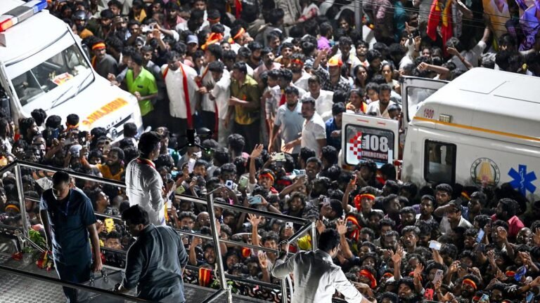 At least 39 dead in Stampede at the Rally actor Vijay in Karur