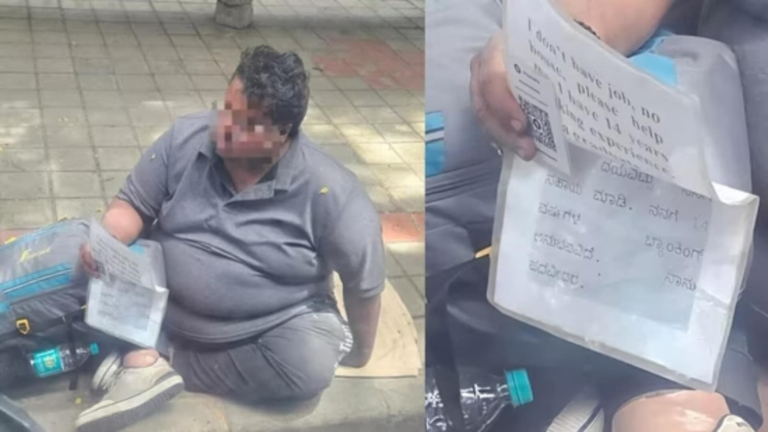 A man Bengalur, with more than ten years of experience, asks for work on the streets; Netizens say “no one will help you” Tech Word News