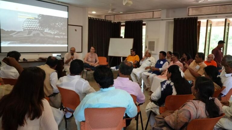 All India Teachers of Primary Teachers Federation Delegation Visit Auroville