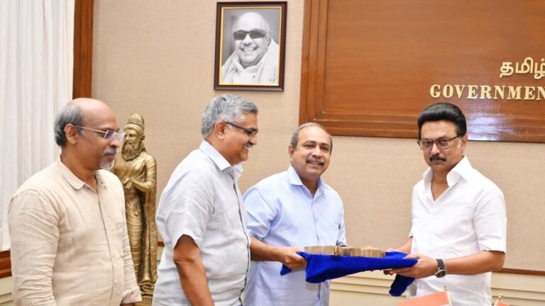 TN cm Stalin will pass old manuscripts from Germany to the Roja Muthiah Research Library for protection