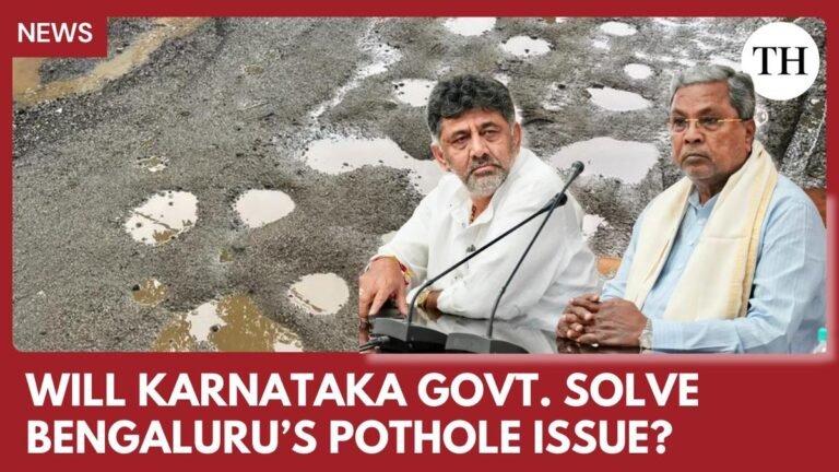 Watch: Who is responsible for solving the problems with potholes in Bengalur?