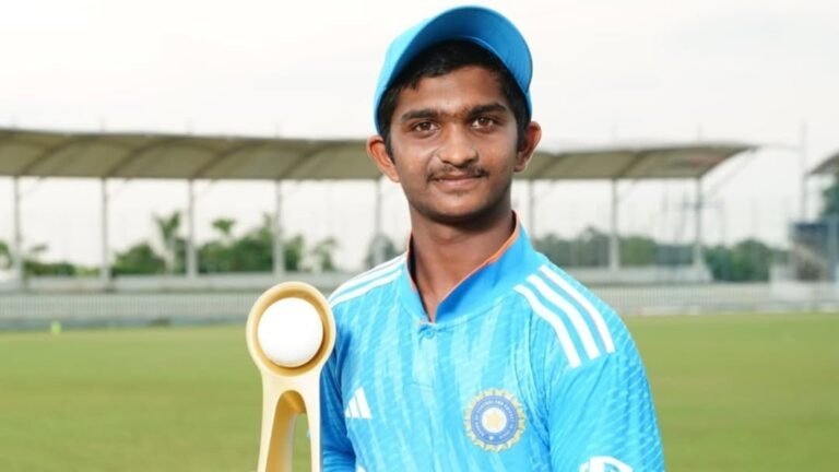 Abhigyan Kundu Heroics Fire India U19 win in One Day Series Opener vs Australia