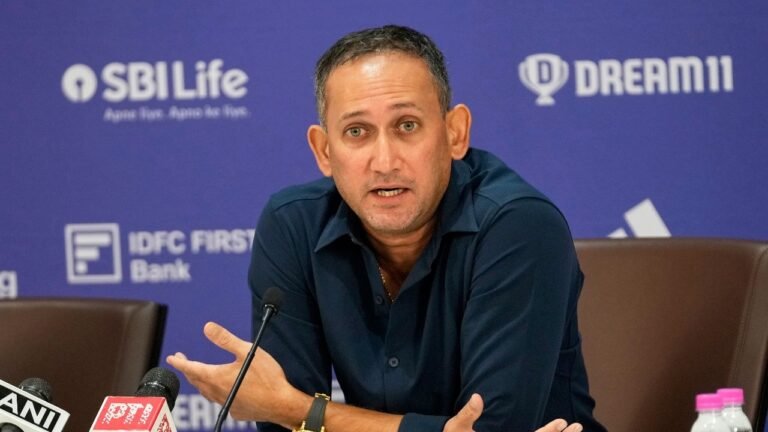Inde vs vs wi test Squad notification Live: ajit agarkar to address Presser at 12:30
