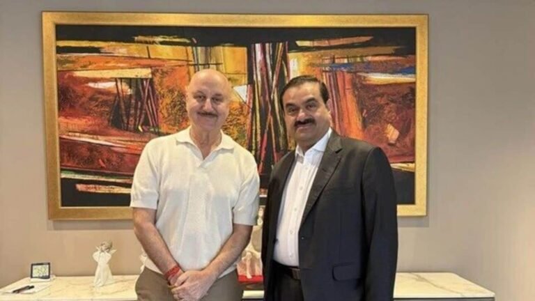 “Amazingly inspiring story”: Anupam Kher after a meeting of “billionaires” Gautam Adani | Tech Word News