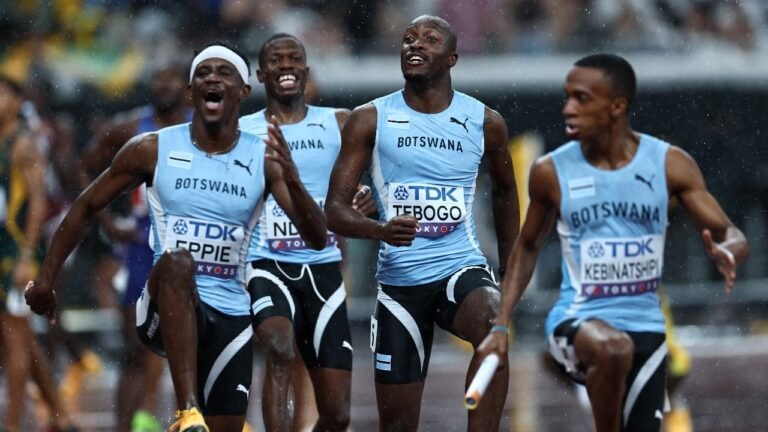 Botswana declares a holiday to celebrate 4×400 m men’s victory at the World Athletics Championship