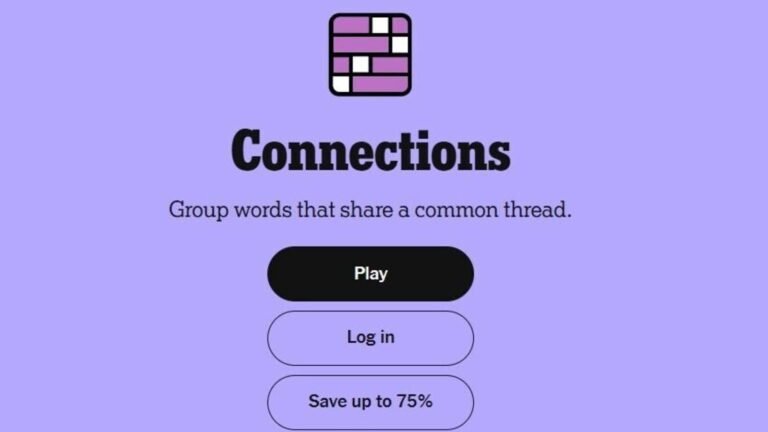 NYT Connections #817: Councils and answers to Crack 5. September September | Tech Word News