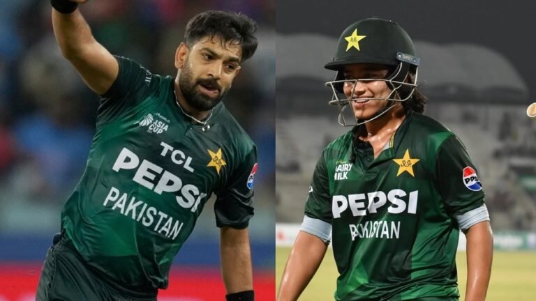 Pakistani female captain mimics the fighter gesture of Haris Rauf’s fighter stream, the video goes viral