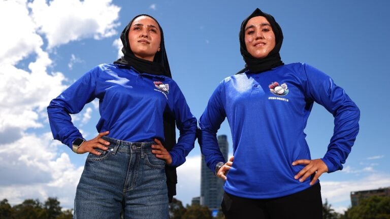 Women’s cricket team in Afghanistan participates in the Opener of the World Cup in Guwahati