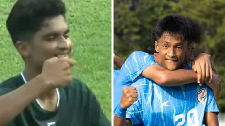The Pakistani Celebration of Tea is trying when India beats them in the SAFF U-17 Championship