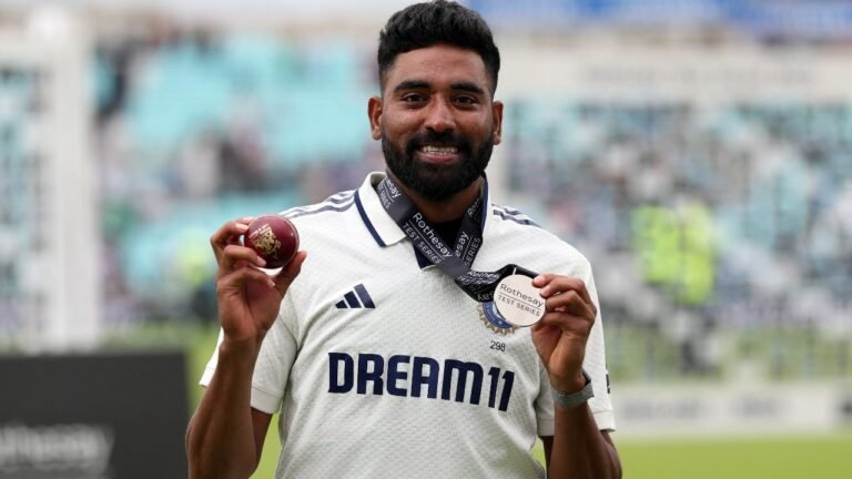 Mohammed Siraj nominated for ICC players of the month for August after England Heroics