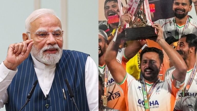 PM Modi Hails Asia Cup Win, Lauds pulsating Rajgir for hosting a brilliant tournament