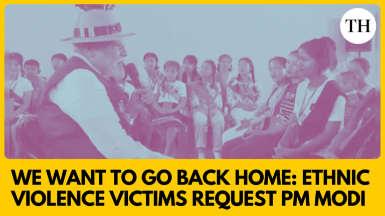 PM modi in manipuru: victims of ethnic violence demand a safe return home
