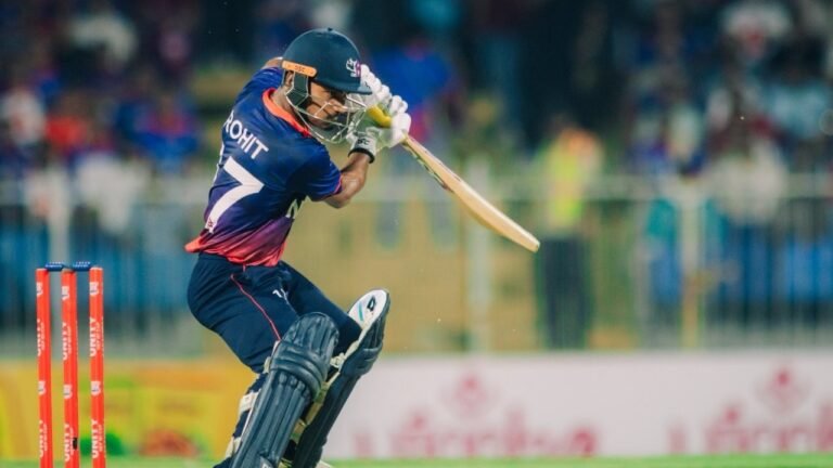 Nep vs Wi: Skipper Rohit Paudel devotes Nepal’s historical victory to martyrs back home