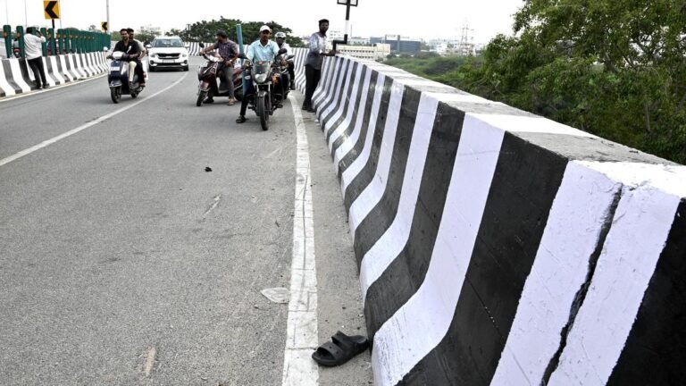 Two young people die after falling from overpass Garuda Vadadhi in Tirupati