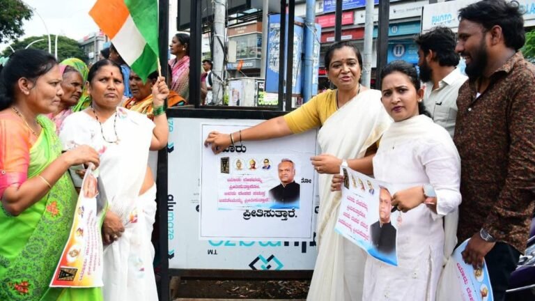 A poster campaign started by Congress workers and supporters of Priyank Kharge