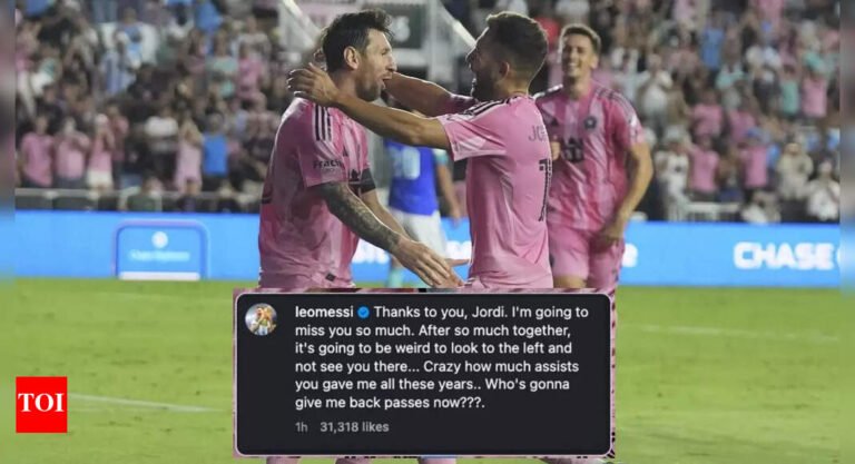 “It will be strange”: Lionel Messi with a fun commentary to retire Jordi albums | Football News – The Tech Word News