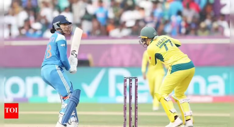 Inde vs vs aus live score, World Cup Women’s World Cup 2025: Mandhana will slam for half a century; India 100/0 in 18.4 overs against Australia – The Tech Word News