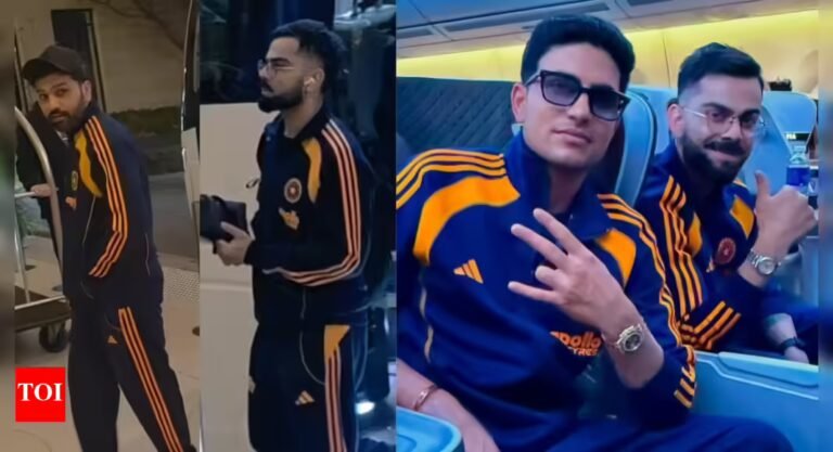 Virat Kohli, Rohit Sharma and Team India arrive in Perth after flight delay for ODI vs. Australia – Watch Video | Cricket News – The Tech Word News